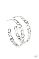 Climate CHAINge Earrings-Lovelee's Treasures-chain links,earrings,gold,jewelery,silver,standard post fitting