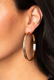 TREAD All About It Earrings-Lovelee's Treasures-earrings,gold,gold hoops,hoops,jewelery,oversized hoops,standard post fitting