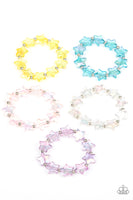 Starlet Shimmer Star Bracelet Kit-Lovelee's Treasures-assorted colors,children's jewelry,iridescent,star beaded,stretchy bands