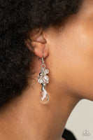 Before and AFTERGLOW        Earrings-Lovelee's Treasures-chandelier effect,crystal-like beads,earrings,jewelery,standard fishhook fitting,teardrop,white