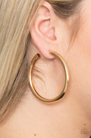 Curve Ball Earrings-Lovelee's Treasures-black,earrings,hoops,jewelery,oversized hoops,silver