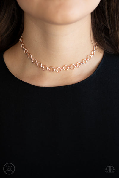 Insta Connection Necklaces-Lovelee's Treasures-adjustable clasp closure,choker necklace,dainty fittings,jewelry,necklaces,rose gold,shiny rose gold links