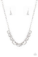 Gorgeously Glacial - White Necklaces LOP New Arrivals-Lovelee's Treasures-jewelry,necklaces,new arrivals,white