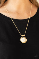 Patagonian Paradise - Gold Necklaces New Arrivals-Lovelee's Treasures-artisan inspired,gold,jewelry,necklaces,new arrivals 4/22/21,white stone