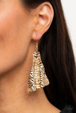 How FLARE You! Earrings-Lovelee's Treasures-earrings,flared gold frame,gold,jewelry,standard fishhook fitting
