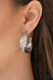 Curves In All The Right Places - Silver Earrings New Arrivals-Lovelee's Treasures-earrings,hoops,jewelry,new arrivals,silver,standard post fitting