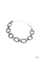Industrial Amazon - Silver Bracelets-Lovelee's Treasures-bracelets,industrial look,jewelry,silver,silver links,snake chain detail
