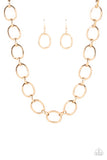 HAUTE-ly Contested - Gold  Necklaces New Arrivals-Lovelee's Treasures-gold,jewelry,necklaces,new arrivals