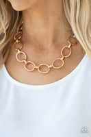 HAUTE-ly Contested - Gold  Necklaces New Arrivals-Lovelee's Treasures-gold,jewelry,necklaces,new arrivals