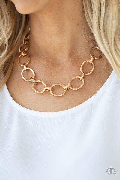HAUTE-ly Contested - Gold  Necklaces New Arrivals-Lovelee's Treasures-gold,jewelry,necklaces,new arrivals