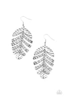 Palm Lagoon - Silver Earrings COMING SOON Pre-Order-Lovelee's Treasures-coming soon Pre-Order,earrings,jewelry,palm leaf,silver,standard fishhook fitting