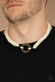 The MAINLAND Event - Blue Necklaces Men-Lovelee's Treasures-blue,jewelry,men,necklaces,wooden hoop