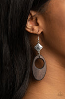 Retro Reveal - Brown Earrings COMING SOON Pre-Order-Lovelee's Treasures-brown,coming soon Pre-Order,earrings,jewelry,standard fishhook fitting,wood wooden
