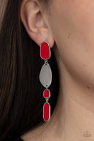 Deco By Design - Red Earrings New Arrivals-Lovelee's Treasures-earrings,fiery red,jewelry,new arrivals,red