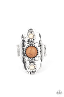 Badlands Garden - Brown Rings New Arrivals-Lovelee's Treasures-brown,jewelry,new arrivals,rings,stretchy band