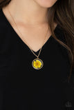 Prairie Promenade - Yellow Necklaces    New Arrivals-Lovelee's Treasures-floral pendant,gold,jewelry,necklaces,new arrivals,yellow,yellow daisy