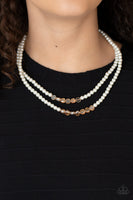 Poshly Petite - Gold Necklaces New Arrivals-Lovelee's Treasures-gold,jewelry,necklaces,new arrivals,pearly white beads