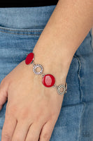 Garden Regalia - Red Bracelets New Arrivals-Lovelee's Treasures-bracelets,jewelry,new arrivals,red