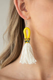 The Dustup - Yellow Earrings COMING SOON Pre-Order-Lovelee's Treasures-jewelry,multicolored,standard fishhook fitting,tassels,yellow