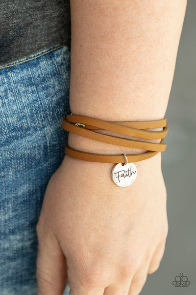 Wonderfully Worded - Brown Bracelets