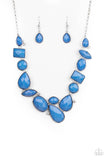 Mystical Mirage - Blue Necklaces New Arrivals-Lovelee's Treasures-blue,jewelry,necklaces,new arrivals,teardrop