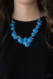 Mystical Mirage - Blue Necklaces New Arrivals-Lovelee's Treasures-blue,jewelry,necklaces,new arrivals,teardrop