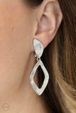 Industrial Gallery - Silver Earrings New Arrivals-Lovelee's Treasures-clip-on,earrings,jewelry,new arrivals,silver,standard clip-on fitting