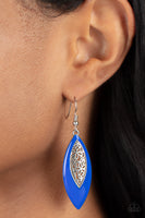 Venetian Vanity - Blue Earrings COMING SOON Pre-Order-Lovelee's Treasures-blue,coming soon Pre-Order,earrings,jewelry,standard fishhook fitting