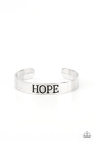 Hope Makes The World Go Round - Silver Bracelets