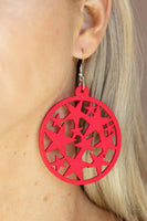 Cosmic Paradise - Red Earrings