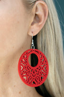 Tropical Reef - Red Earrings