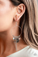 TWEET Dreams - White Earrings-Lovelee's Treasures-charm earring,dainty silver ring,earrings,jewelry,standard fishhook fitting,white