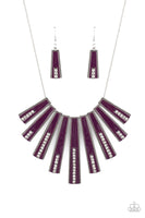 Paparazzi - FAN-tastically Deco - Purple Necklaces