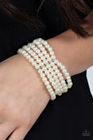 A Pearly Affair - White Bracelets