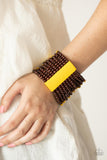 Tropical Trendsetter - Yellow  Bracelets