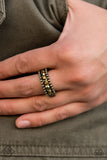 Crank It Up - Rings-Lovelee's Treasures-aurum rhinestones,brass,jewelery,rings,stretchy band
