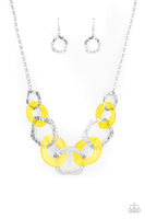 Paparazzi - Urban Circus - Yellow Necklaces