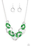 Urban Circus - Green Necklaces COMING SOON Pre-Order-Lovelee's Treasures-acrylic,coming soon Pre-Order,green,jewelry,necklaces