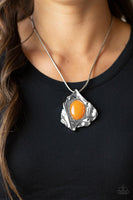 Paparazzi - Amazon Amulet - Orange Necklaces