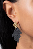 Crimped Couture - Gold Earrings
