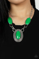 Count to TENACIOUS - Green Necklaces