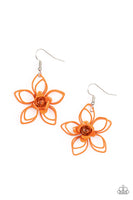 Botanical Bonanza - Orange Earrings