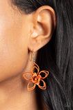 Botanical Bonanza - Orange Earrings