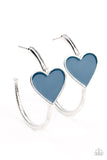 Kiss Up - Blue Earrings