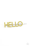Hello There - Yellow Hair Accessories