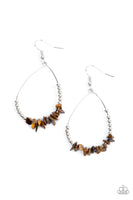 Come Out of Your SHALE - Brown Earrings