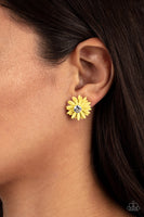 Sunshiny DAIS-y - Yellow Earrings