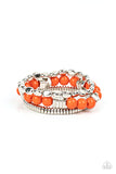 Tour de Tourist - Orange Bracelets New Arrivals-Lovelee's Treasures-bracelets,jewelry,new arrivals,orange,orange acrylic