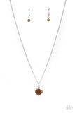 Gracefully Gemstone - Brown Necklaces