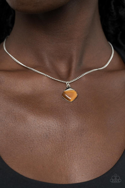 Gracefully Gemstone - Brown Necklaces